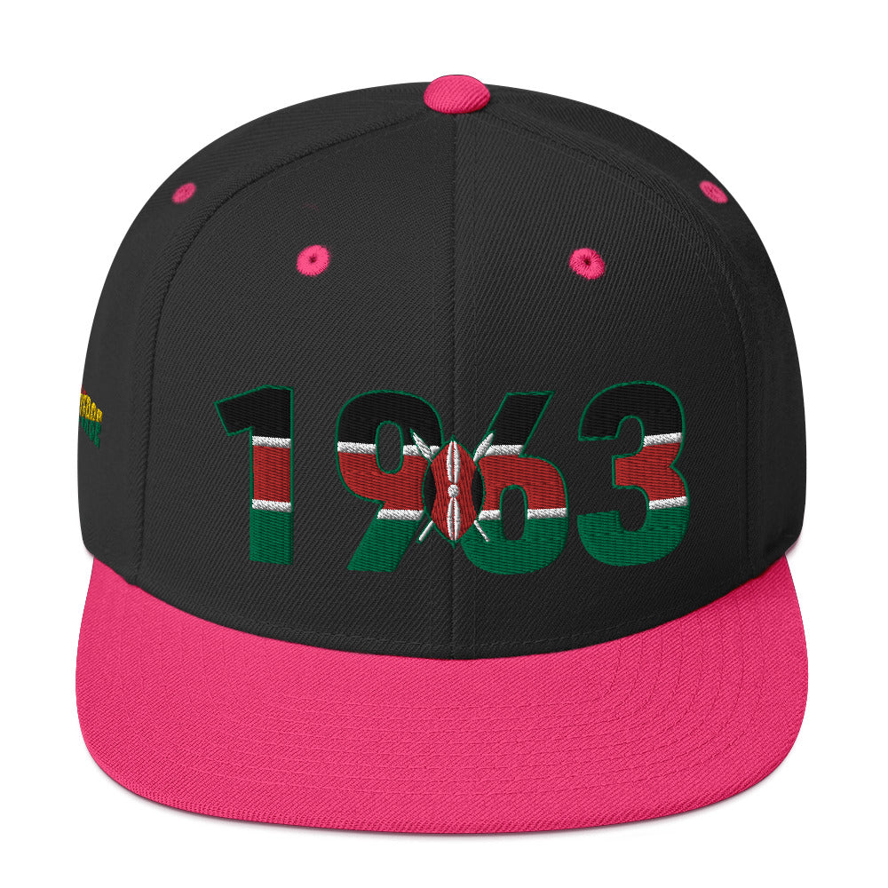 KENYA 1963 Embroidered Snapback Hat