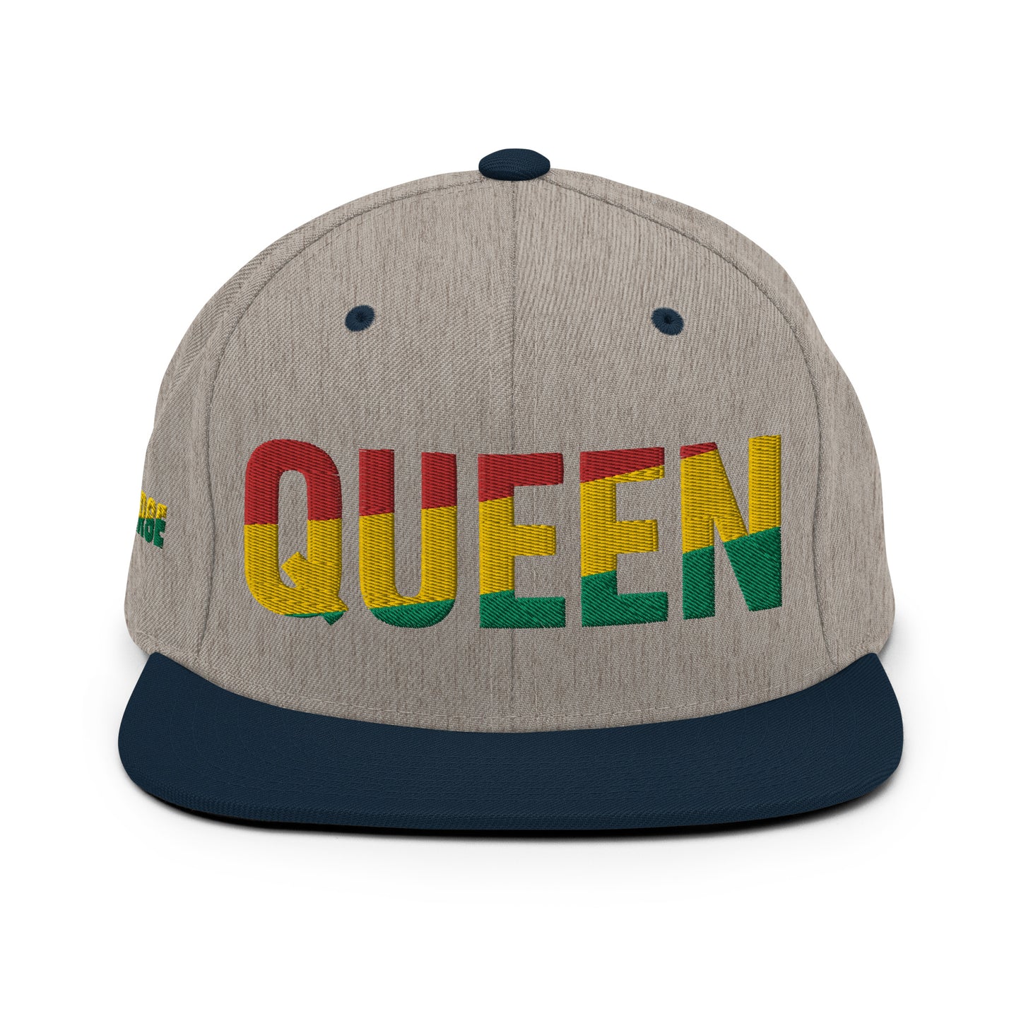 QUEEN Red Yellow Green Snapback Hat