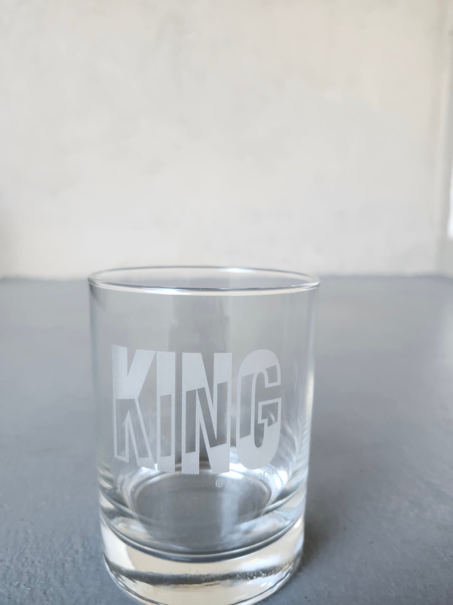 KING Whiskey Glass