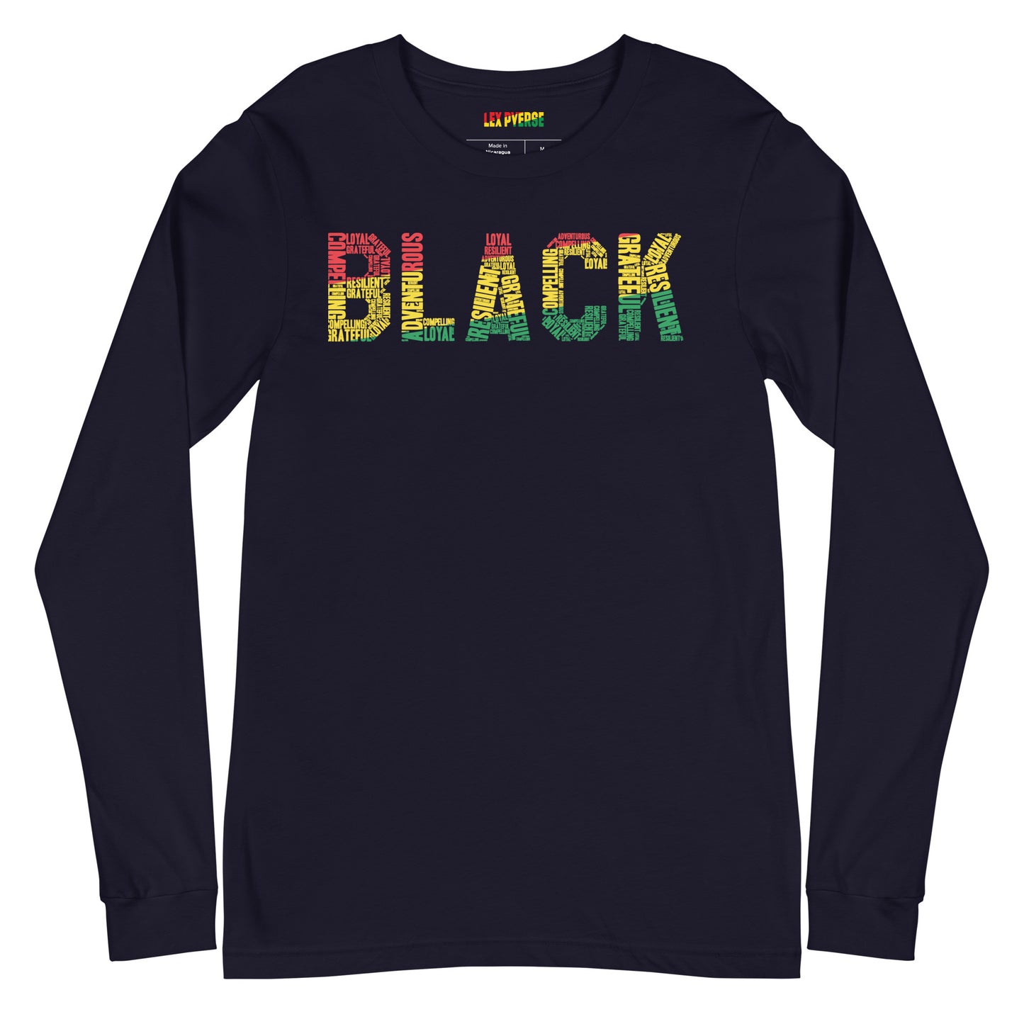 BLACK Unisex Long Sleeve T-Shirt