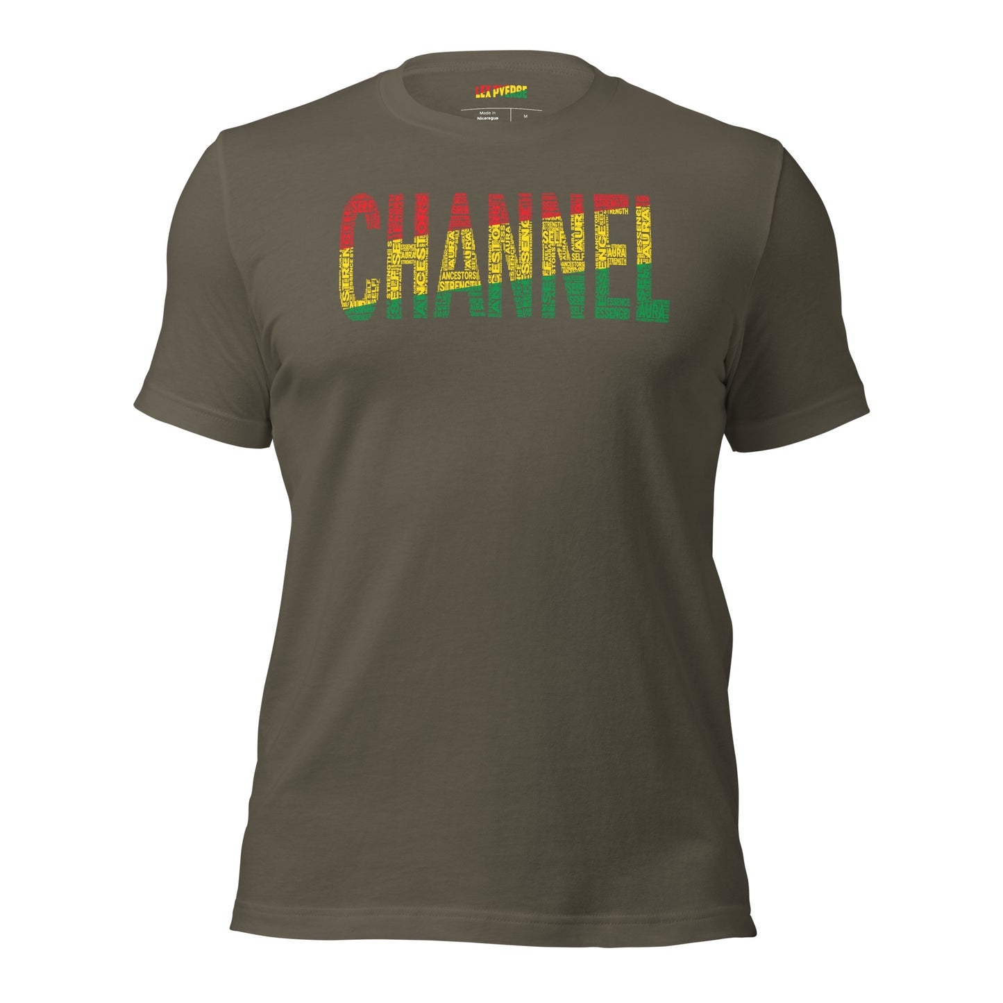 "CHANNEL" Pan-African Colored Short-Sleeve Unisex T-Shirt