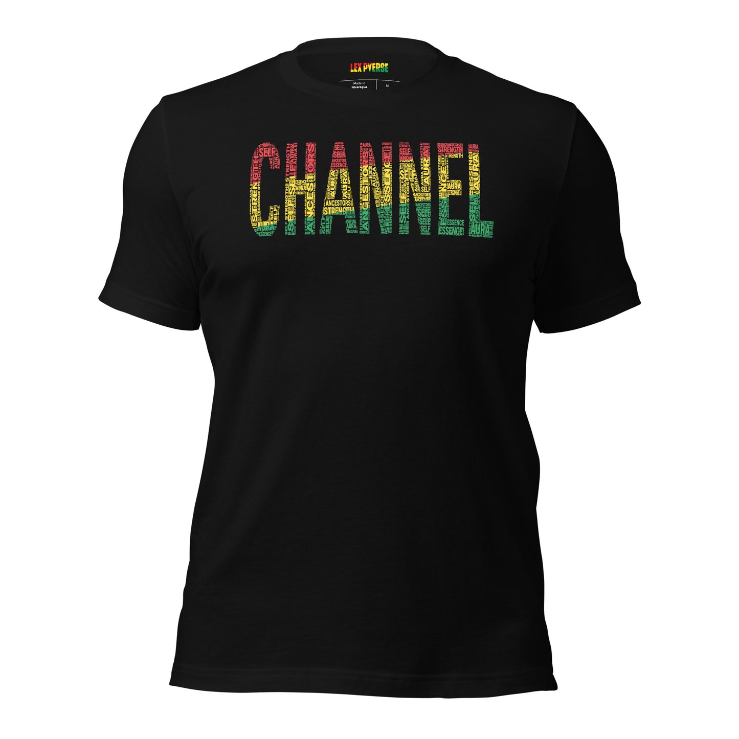 "CHANNEL" Pan-African Colored Short-Sleeve Unisex T-Shirt