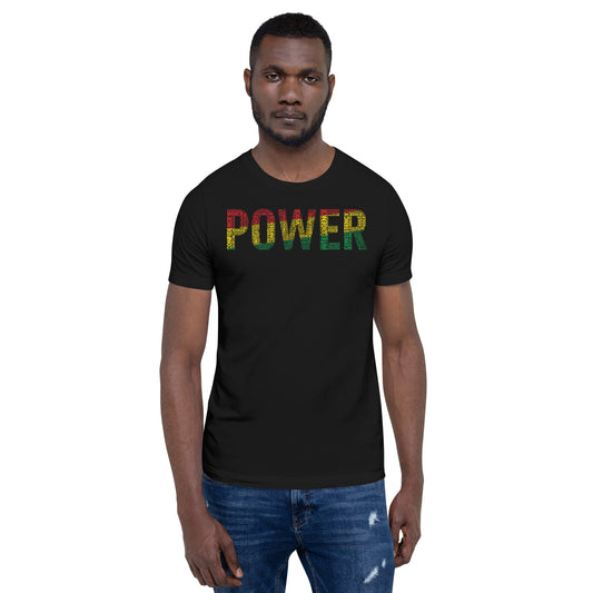 POWER Pan African Inspired Unisex t-shirt