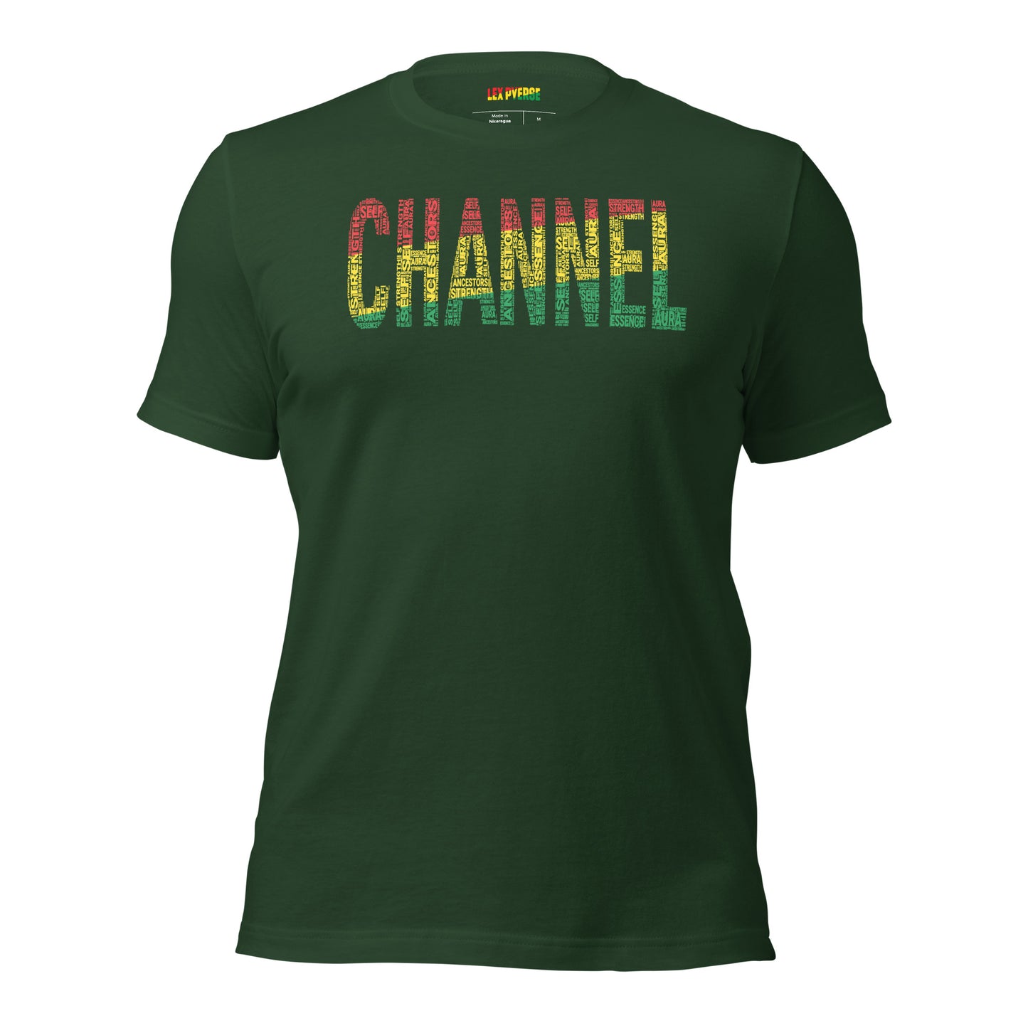 "CHANNEL" Pan-African Colored Short-Sleeve Unisex T-Shirt