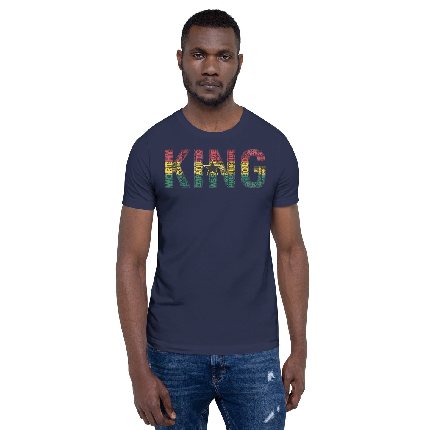 KING Ghana Inspired Unisex t-shirt
