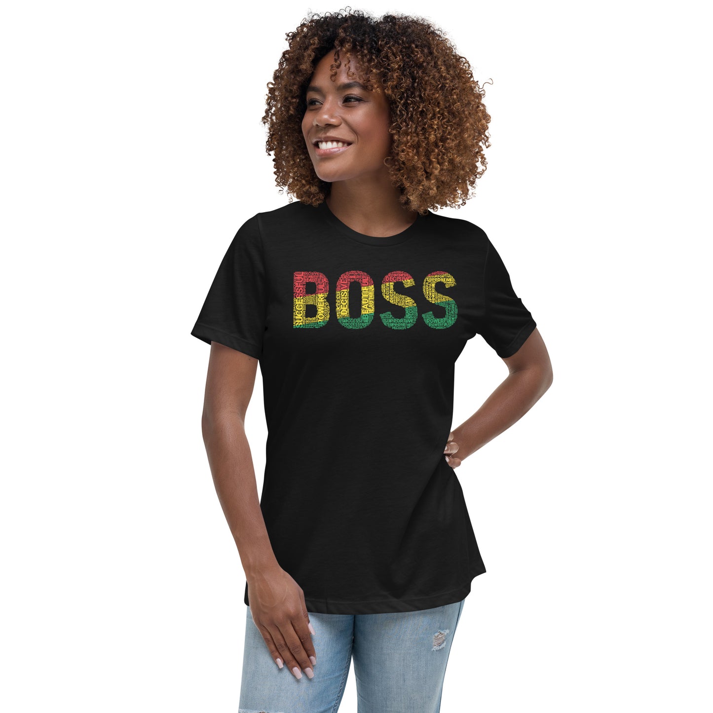 BOSS Pan African Inspired Women's Relaxed T-Shirt