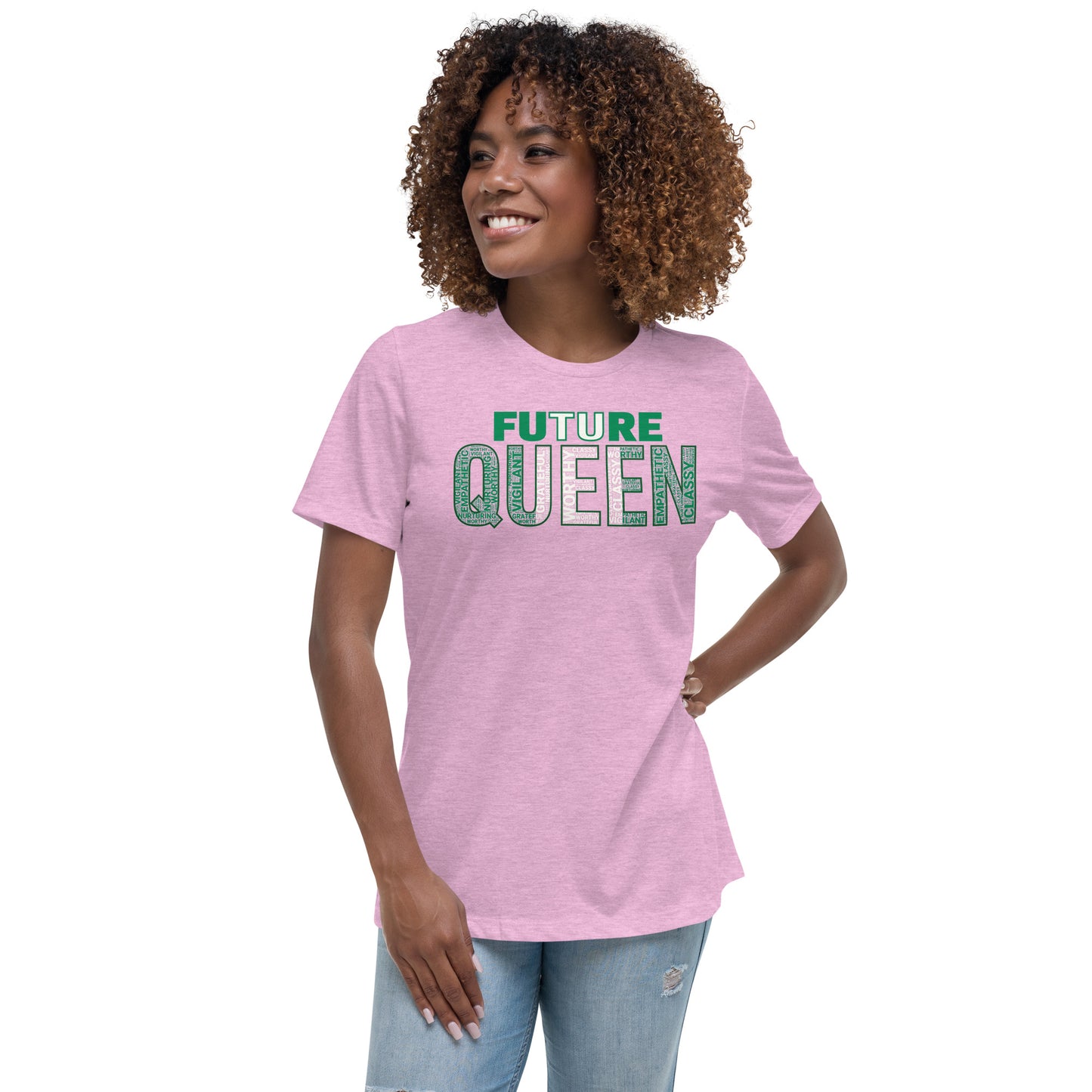FUTURE QUEEN Nigerian Inspired Women's Relaxed T-Shirt