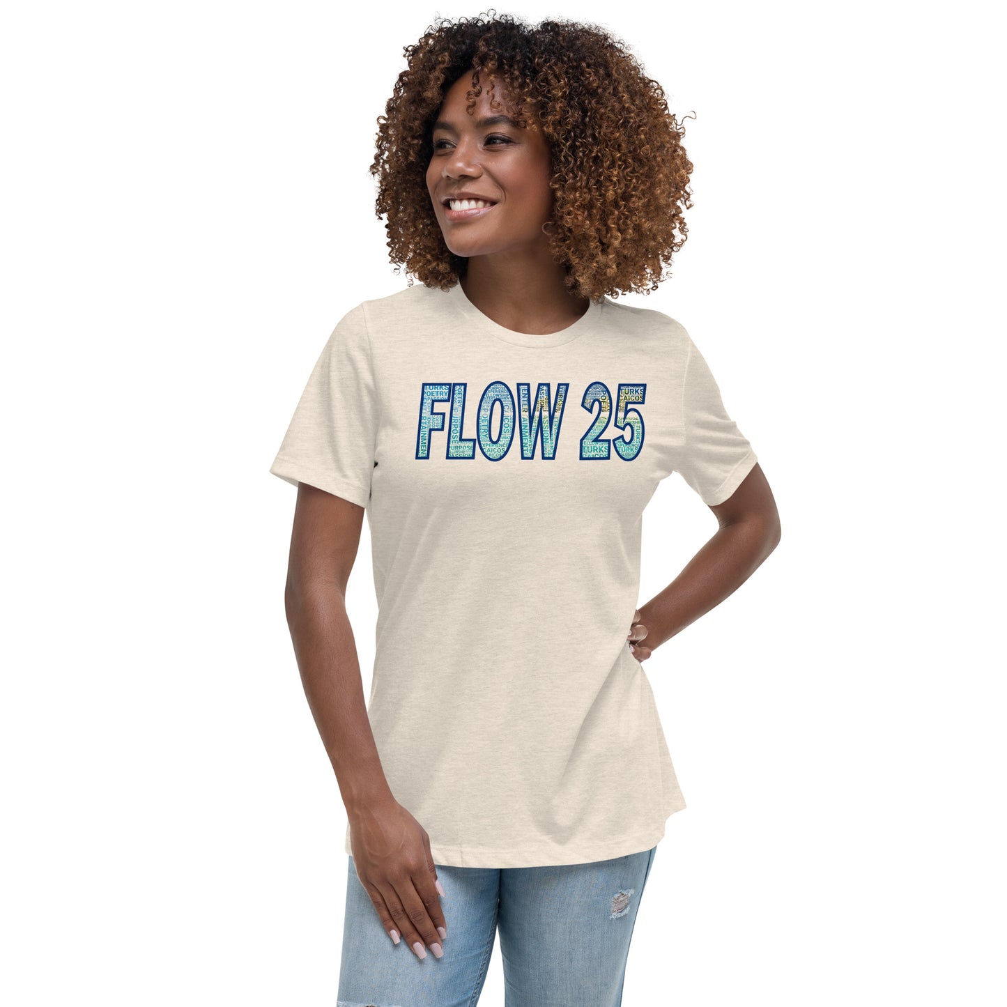 TURKS AND CAICOS FLOW INTERNATIONAL Women's Relaxed T-Shirt