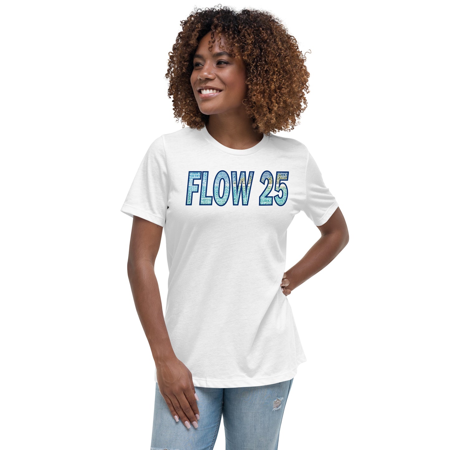 TURKS AND CAICOS FLOW INTERNATIONAL Women's Relaxed T-Shirt