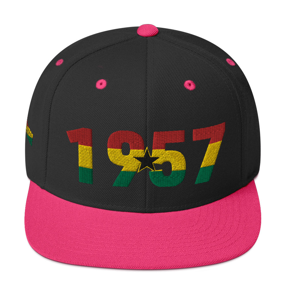 GHANA 1957 Independence Snapback Hat
