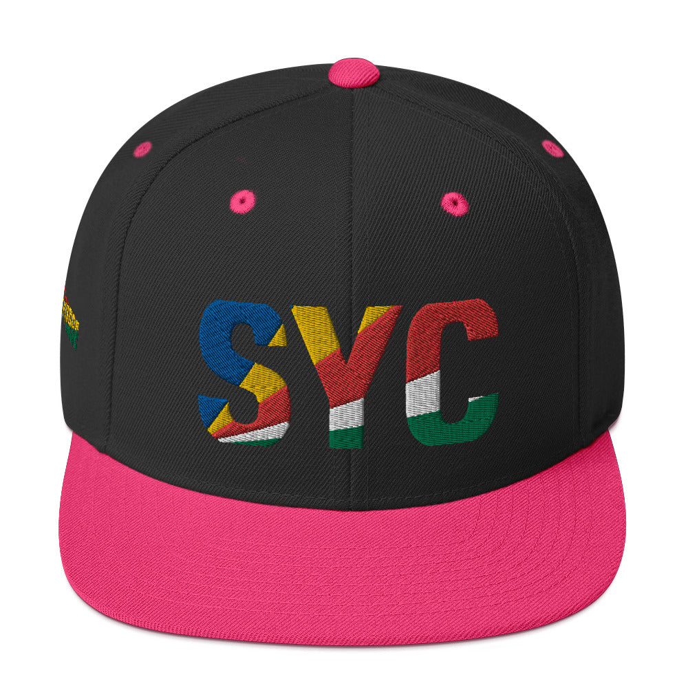 SEYCHELLES National Flag Inspired Snapback Hat
