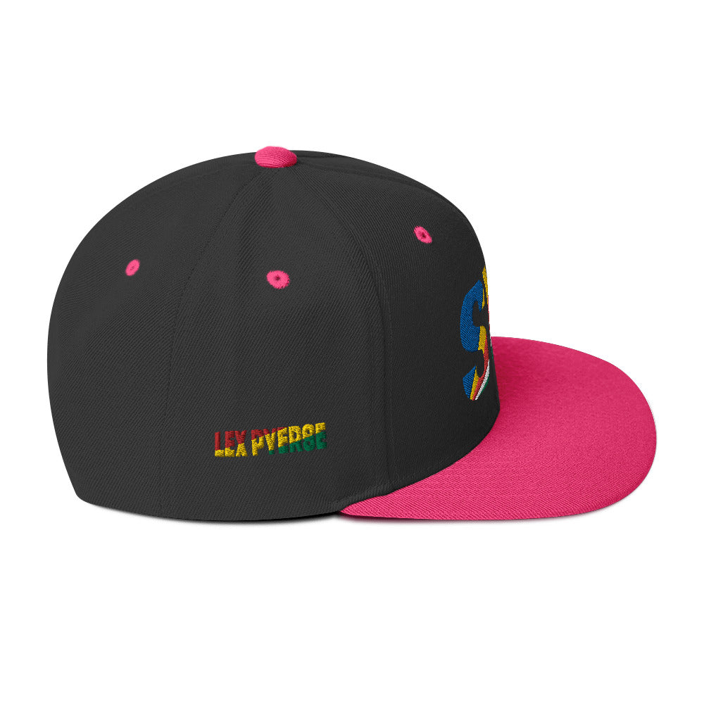 SEYCHELLES National Flag Inspired Snapback Hat