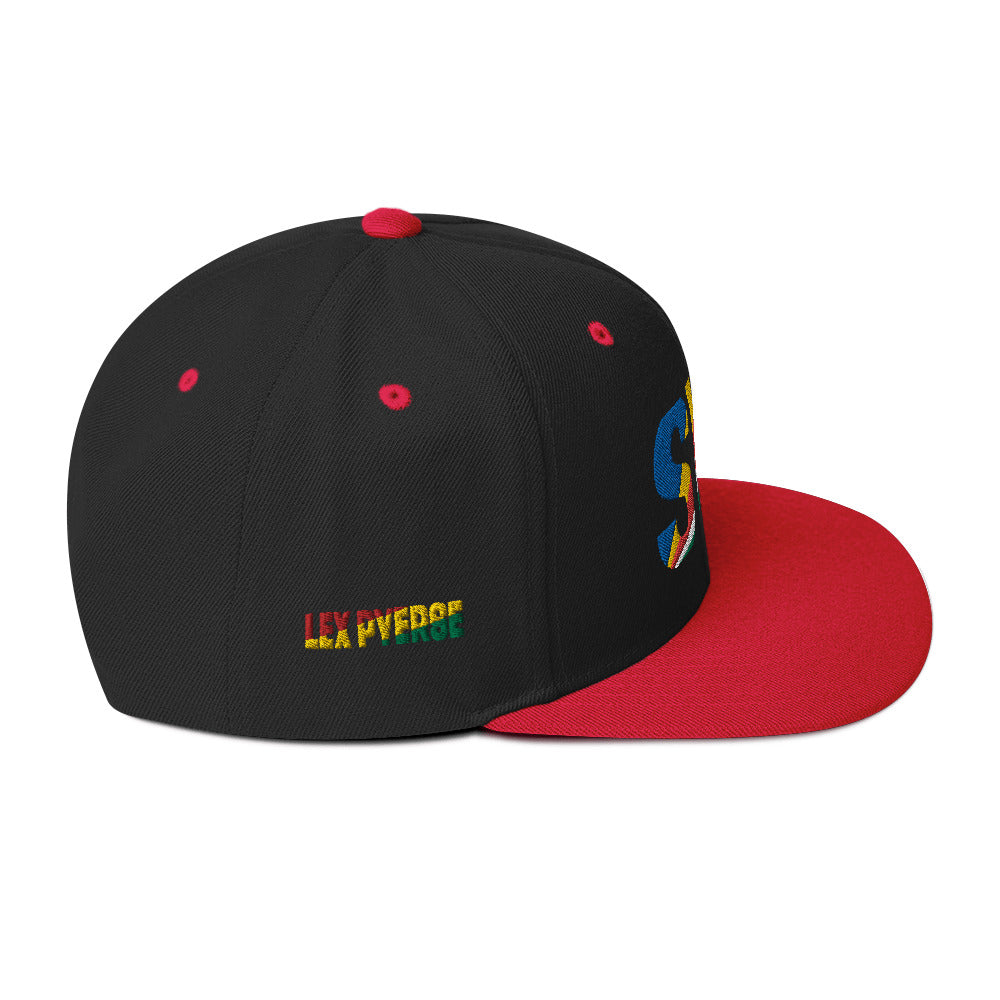 SEYCHELLES National Flag Inspired Snapback Hat
