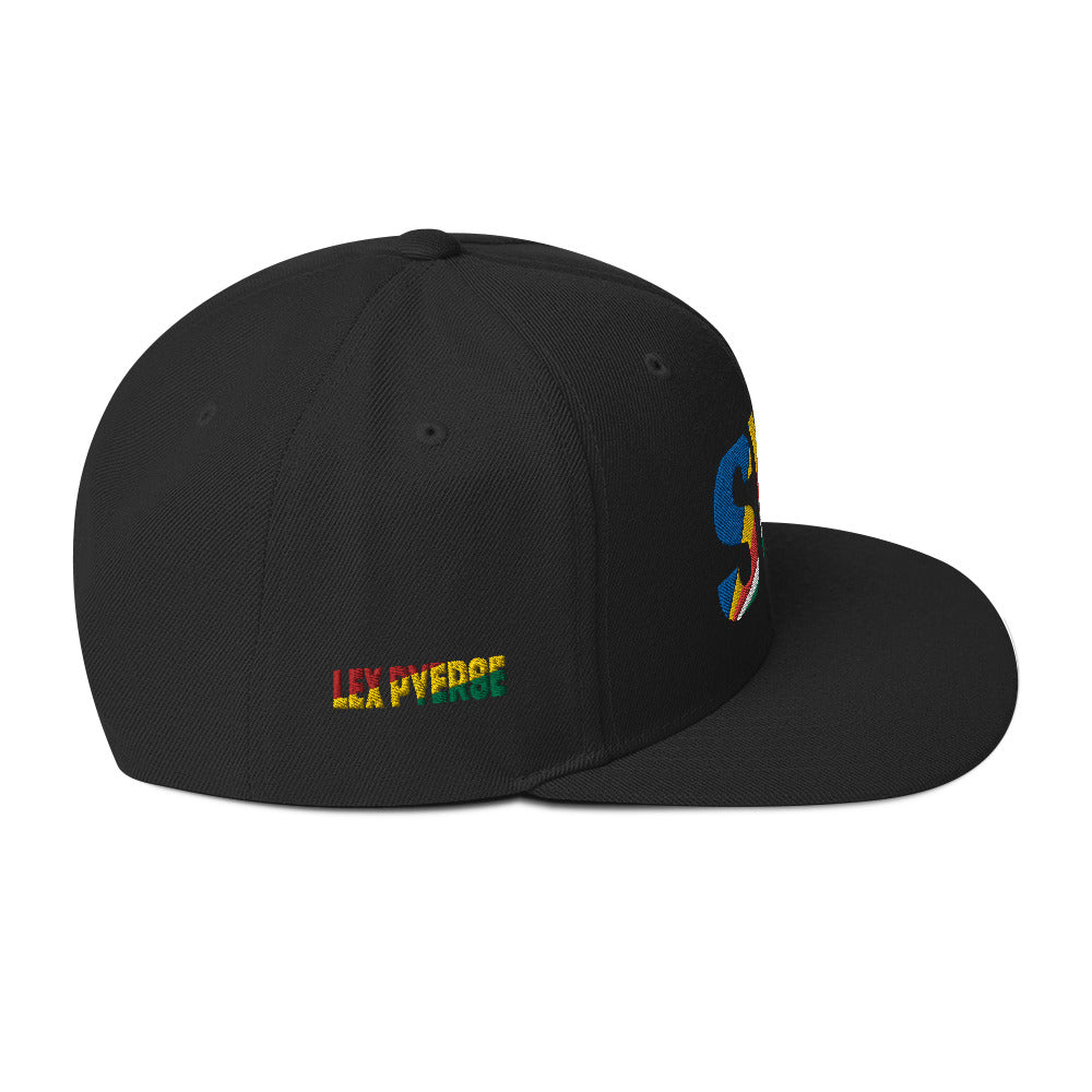 SEYCHELLES National Flag Inspired Snapback Hat
