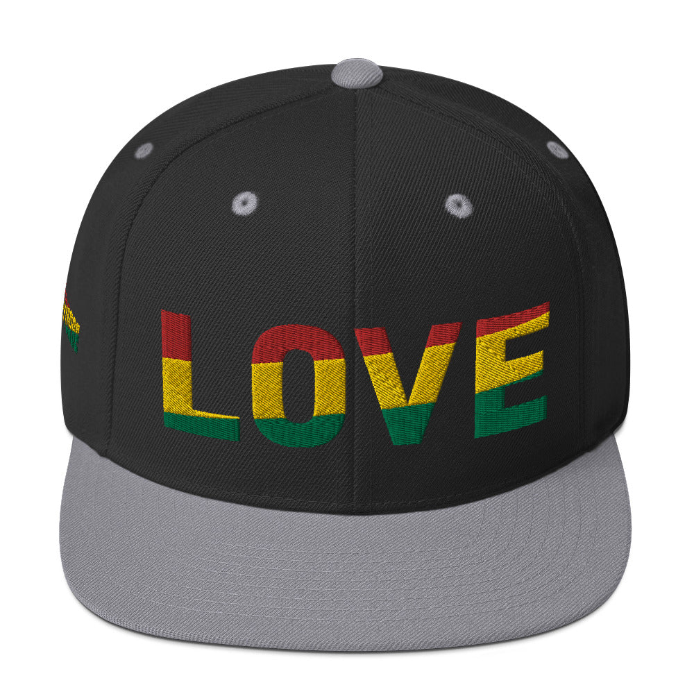LOVE Pan-African Color Snapback Hat