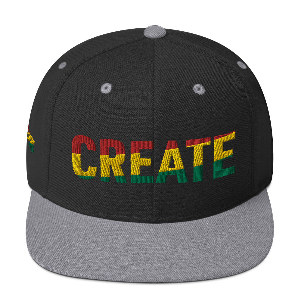 CREATE Pan African Color Snapback Hat