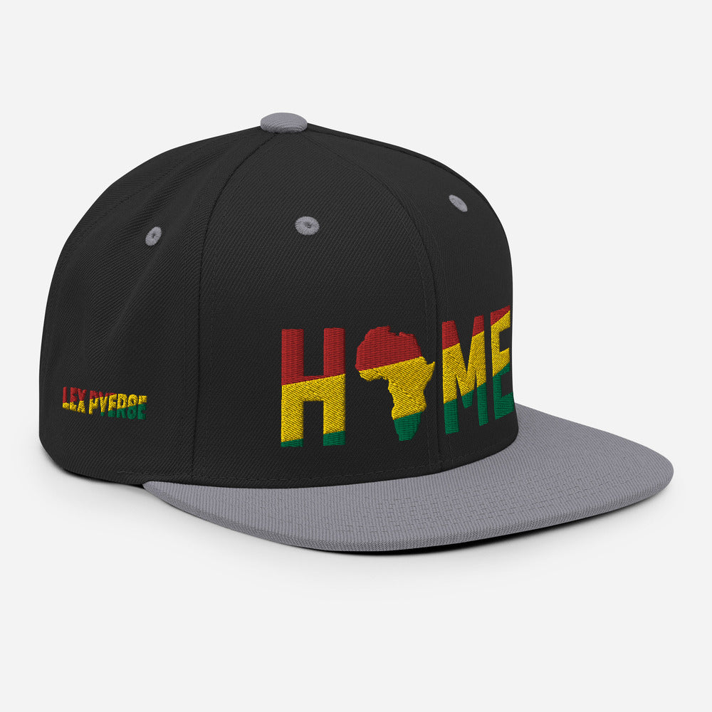 HOME Africa Silhouette Short-Sleeve Snapback Hat