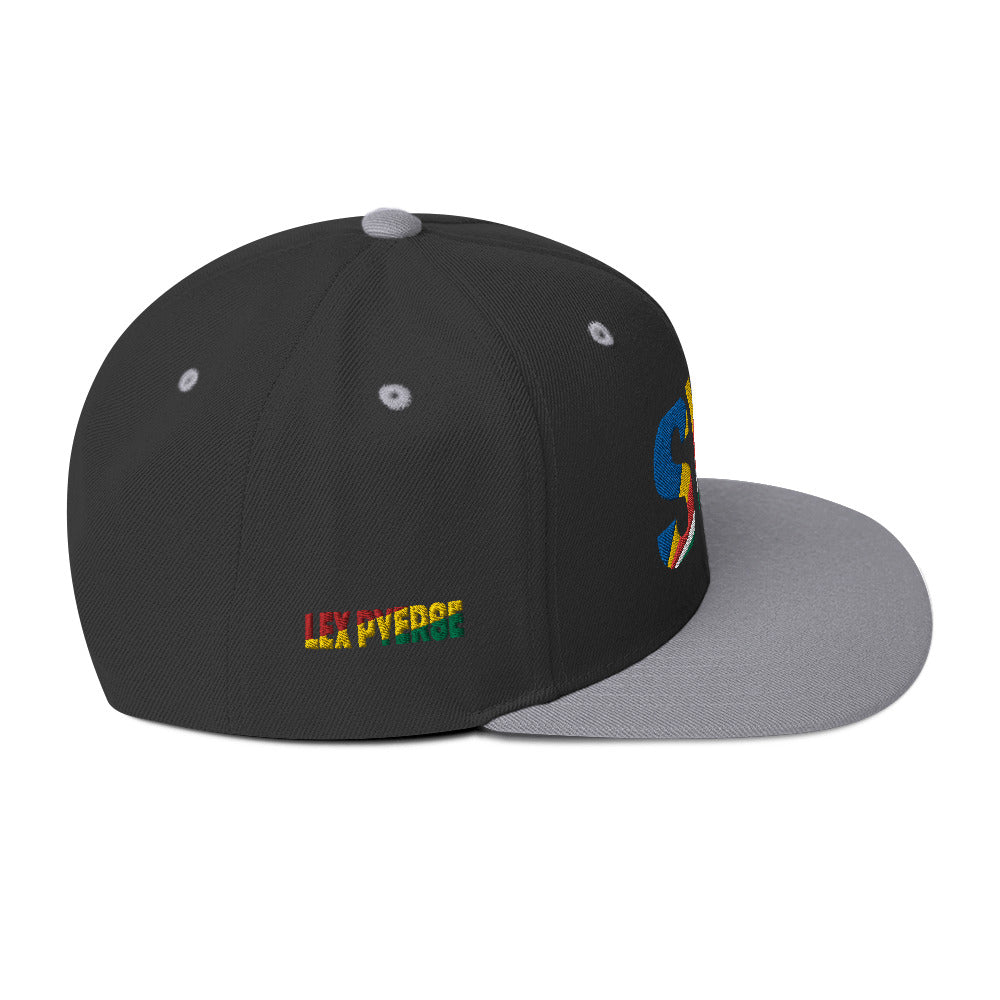 SEYCHELLES National Flag Inspired Snapback Hat