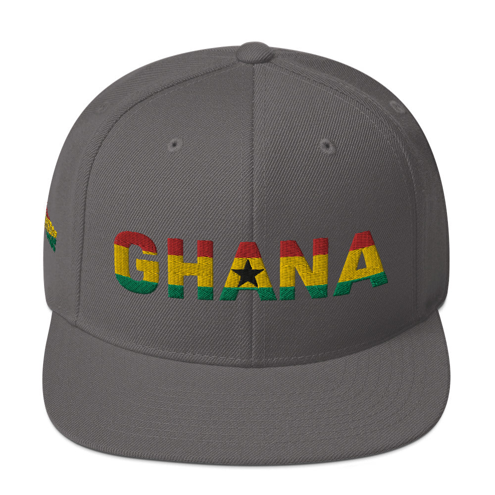 GHANA National Flag Inspired Snapback Hat