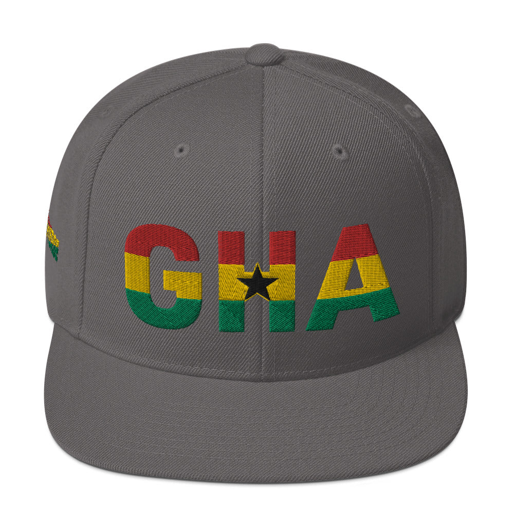 GHANA National Flag Inspired Snapback Hat