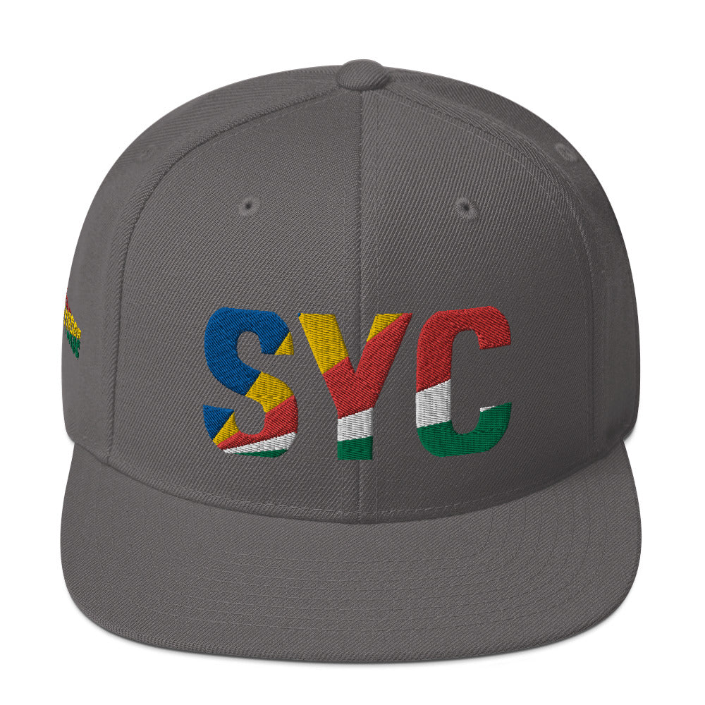 SEYCHELLES National Flag Inspired Snapback Hat