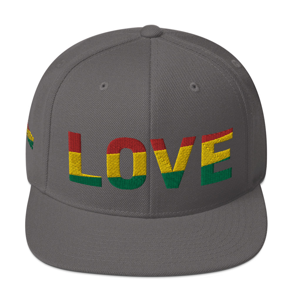 LOVE Pan-African Color Snapback Hat