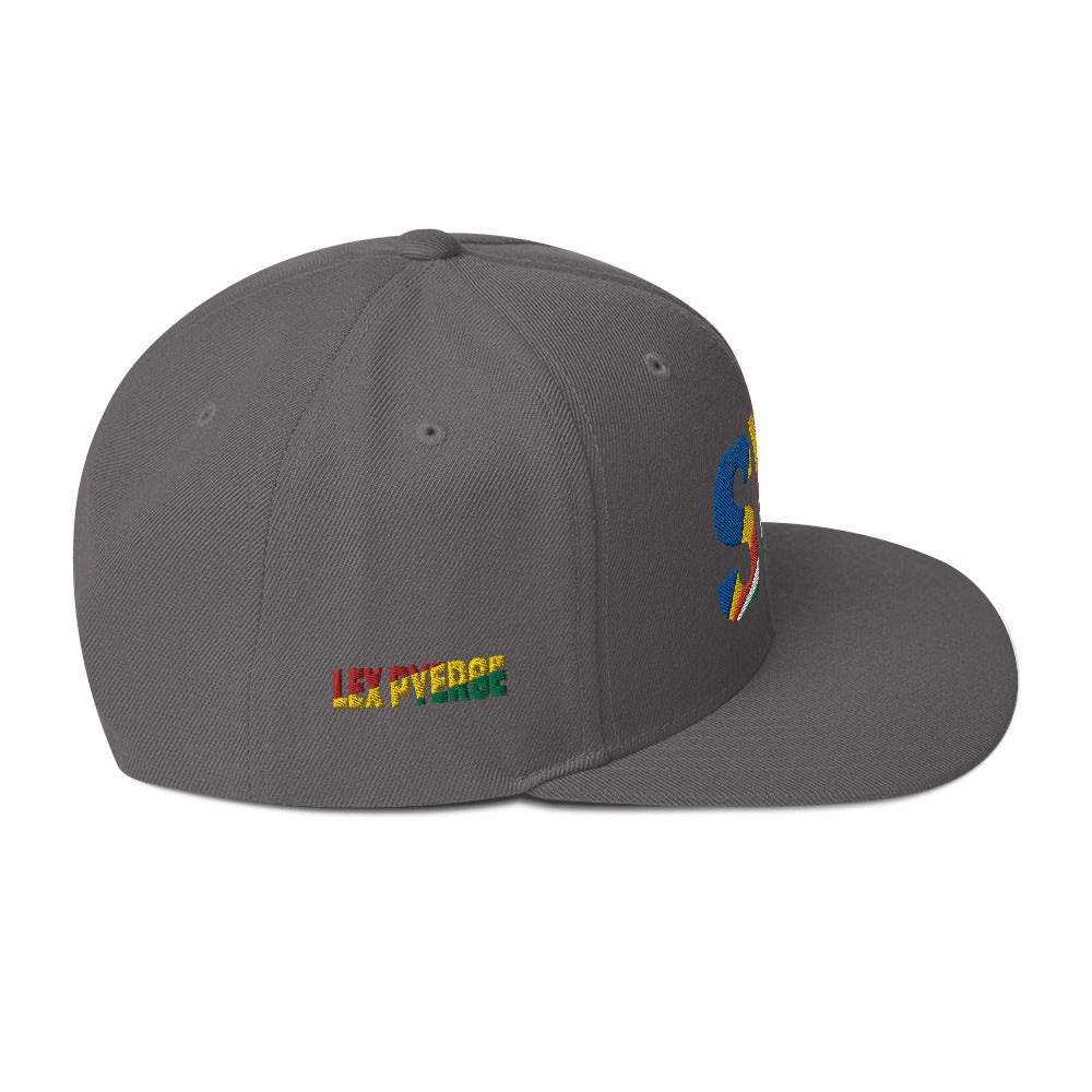 SEYCHELLES National Flag Inspired Snapback Hat