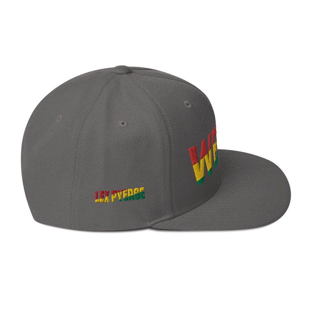 WEALTH Pan African Color Snapback Hat