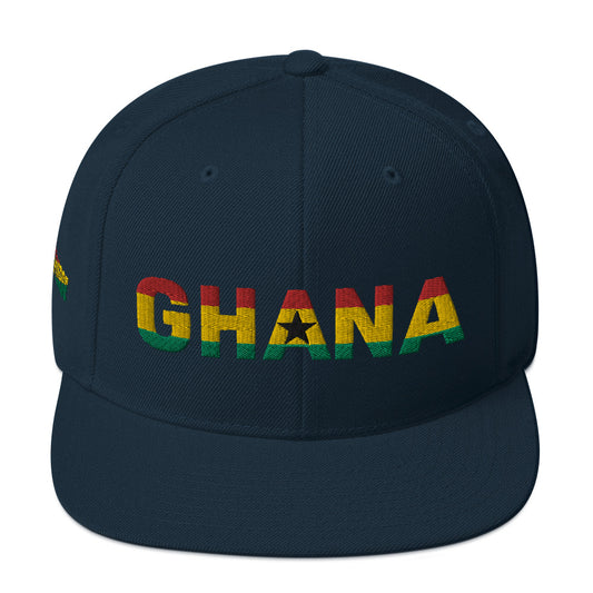 GHANA National Flag Inspired Snapback Hat