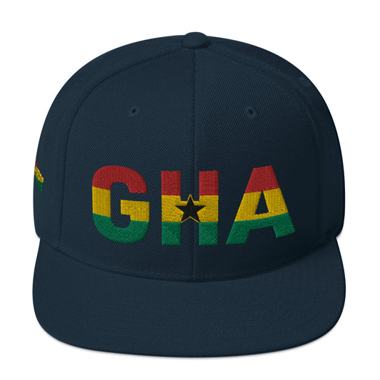 GHANA National Flag Inspired Snapback Hat