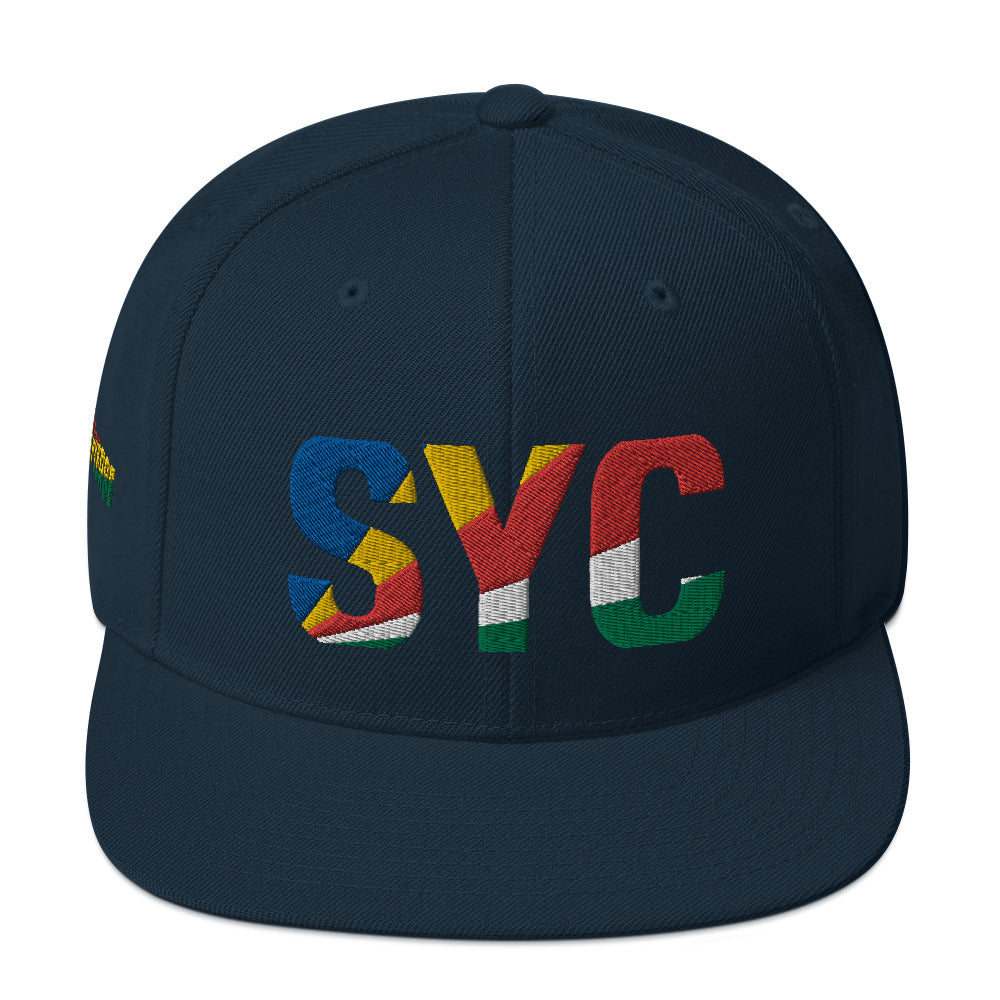 SEYCHELLES National Flag Inspired Snapback Hat