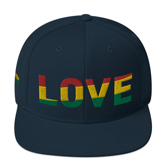 LOVE Pan-African Color Snapback Hat