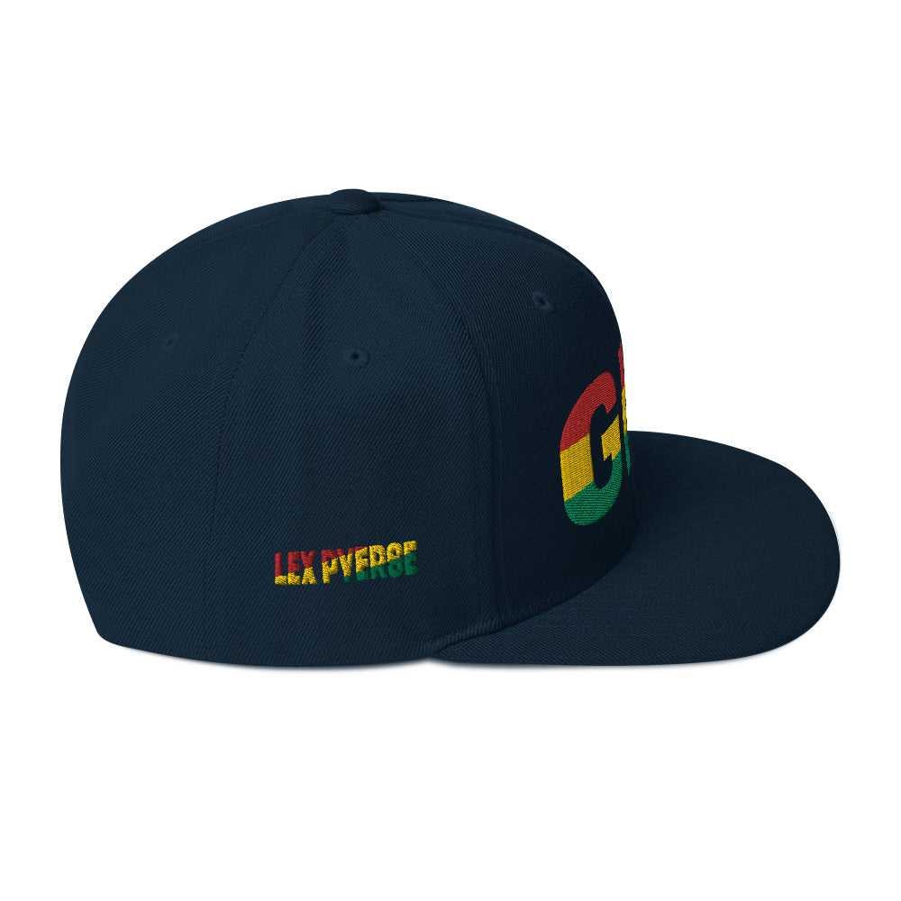 GHANA National Flag Inspired Snapback Hat