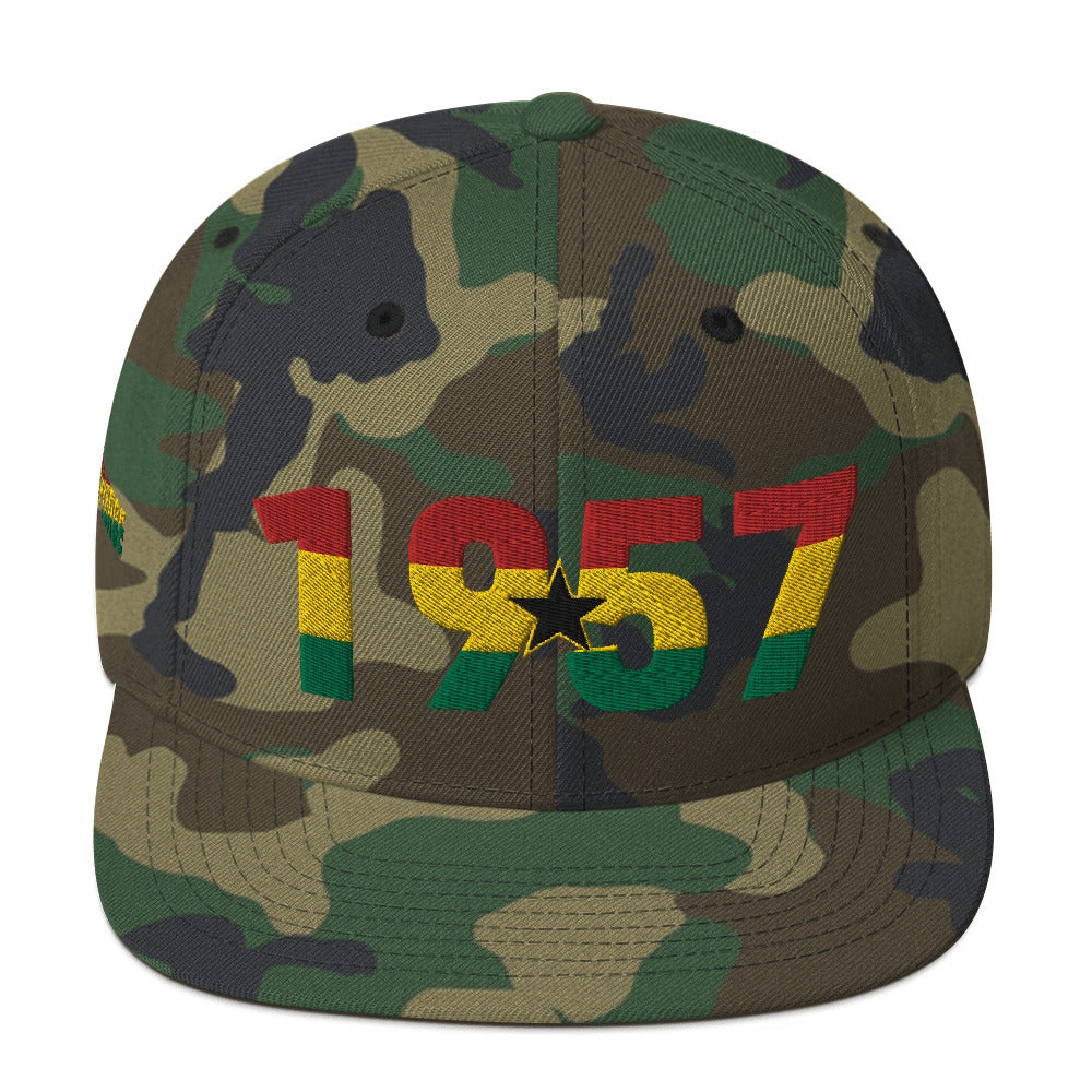 GHANA 1957 Independence Snapback Hat