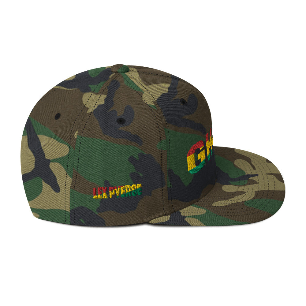GHANA National Flag Inspired Snapback Hat
