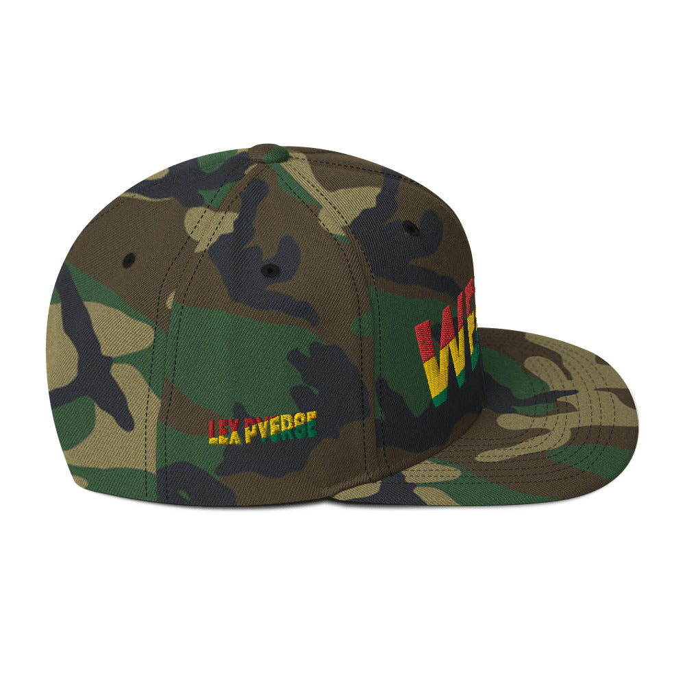 WEALTH Pan African Color Snapback Hat