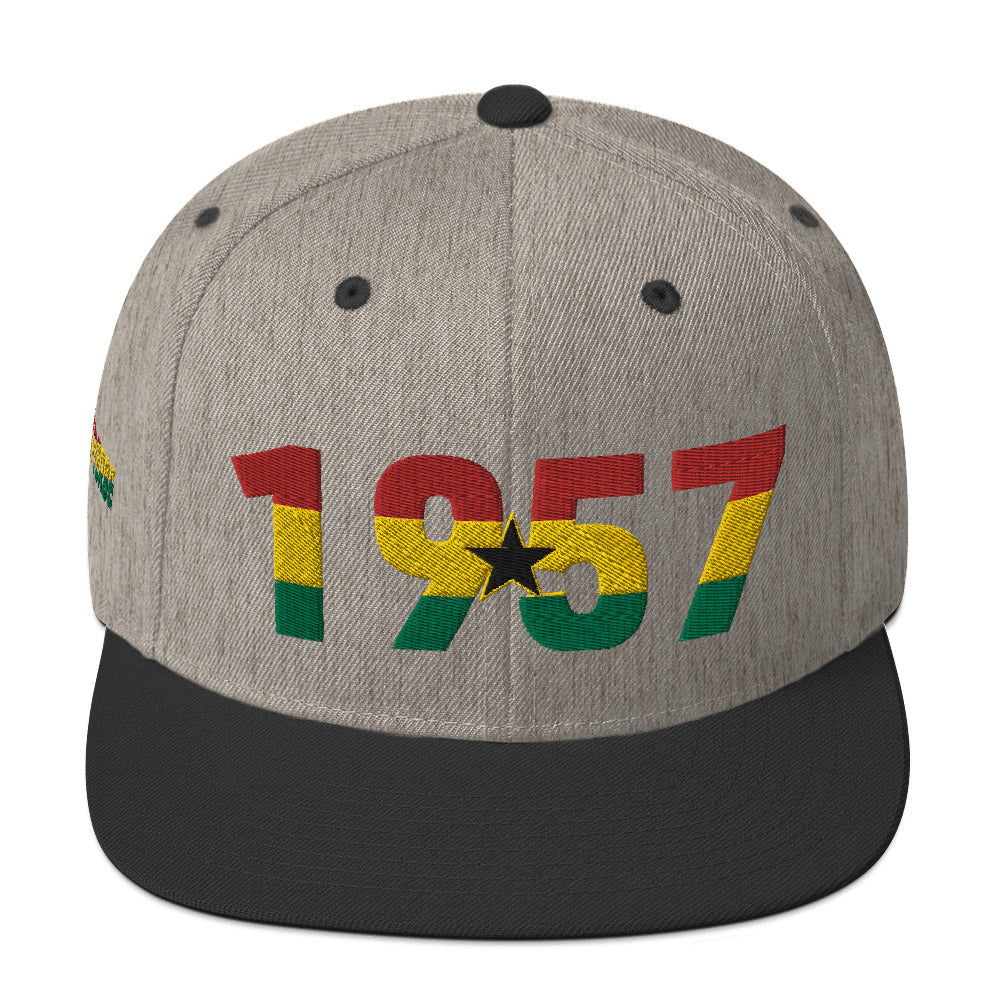 GHANA 1957 Independence Snapback Hat