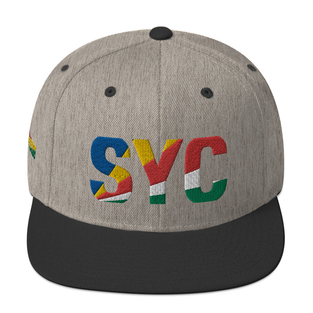 SEYCHELLES National Flag Inspired Snapback Hat