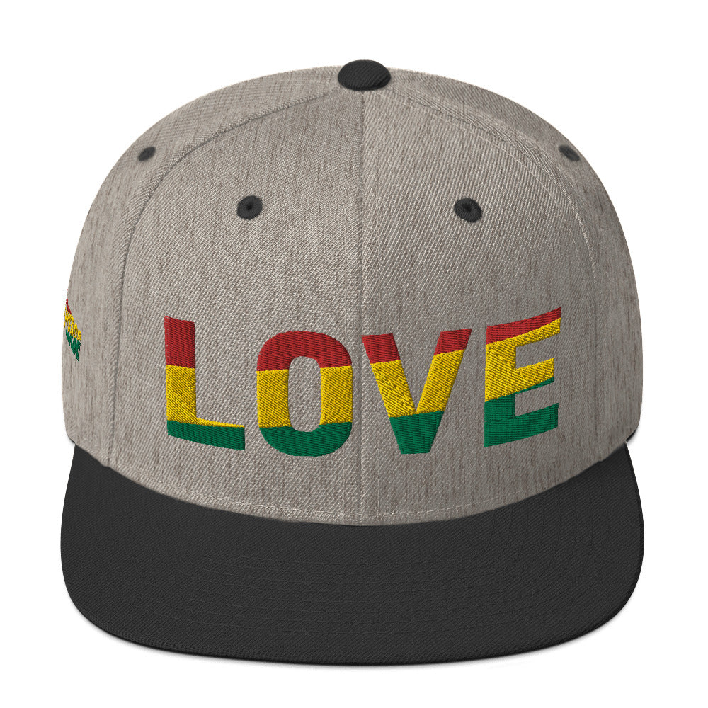 LOVE Pan-African Color Snapback Hat