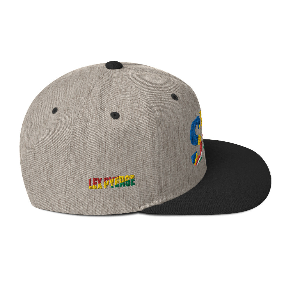 SEYCHELLES National Flag Inspired Snapback Hat