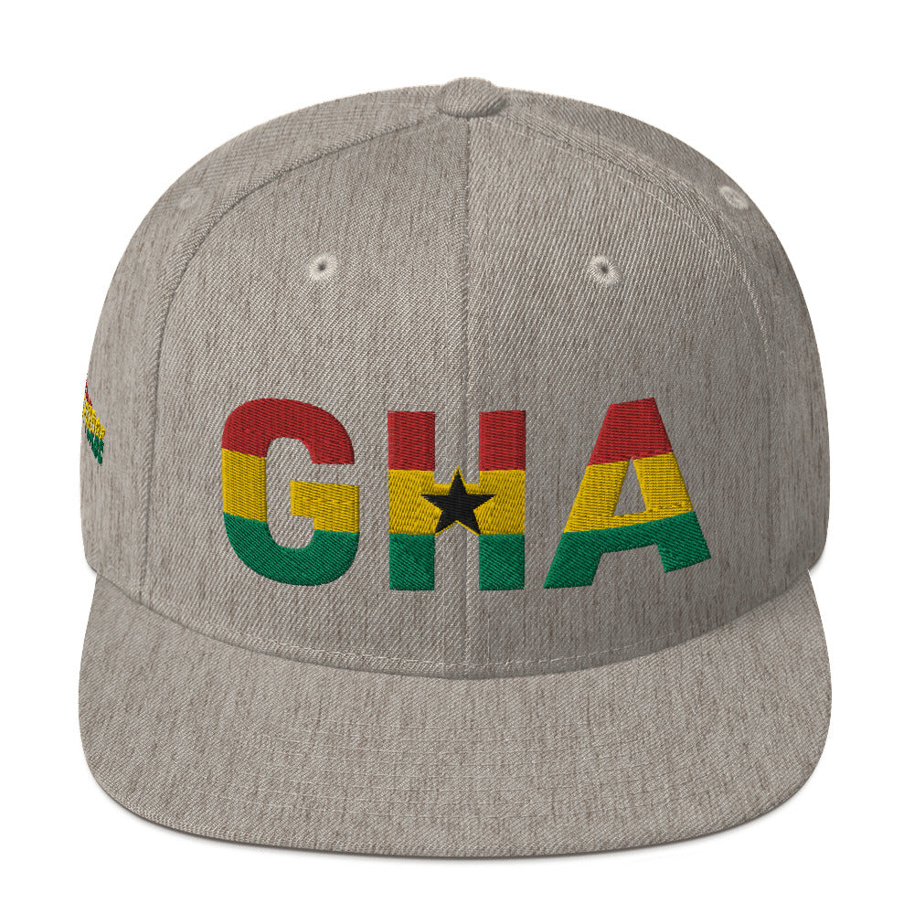 GHANA National Flag Inspired Snapback Hat
