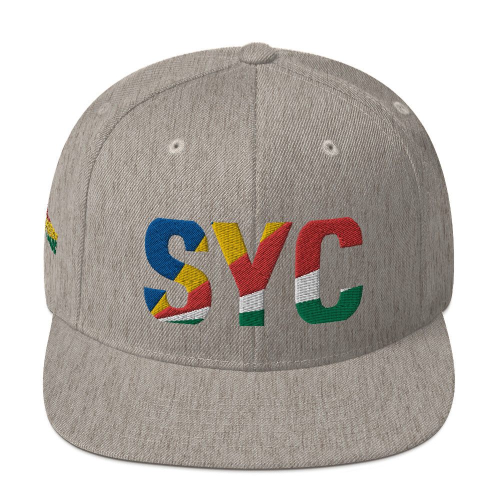 SEYCHELLES National Flag Inspired Snapback Hat