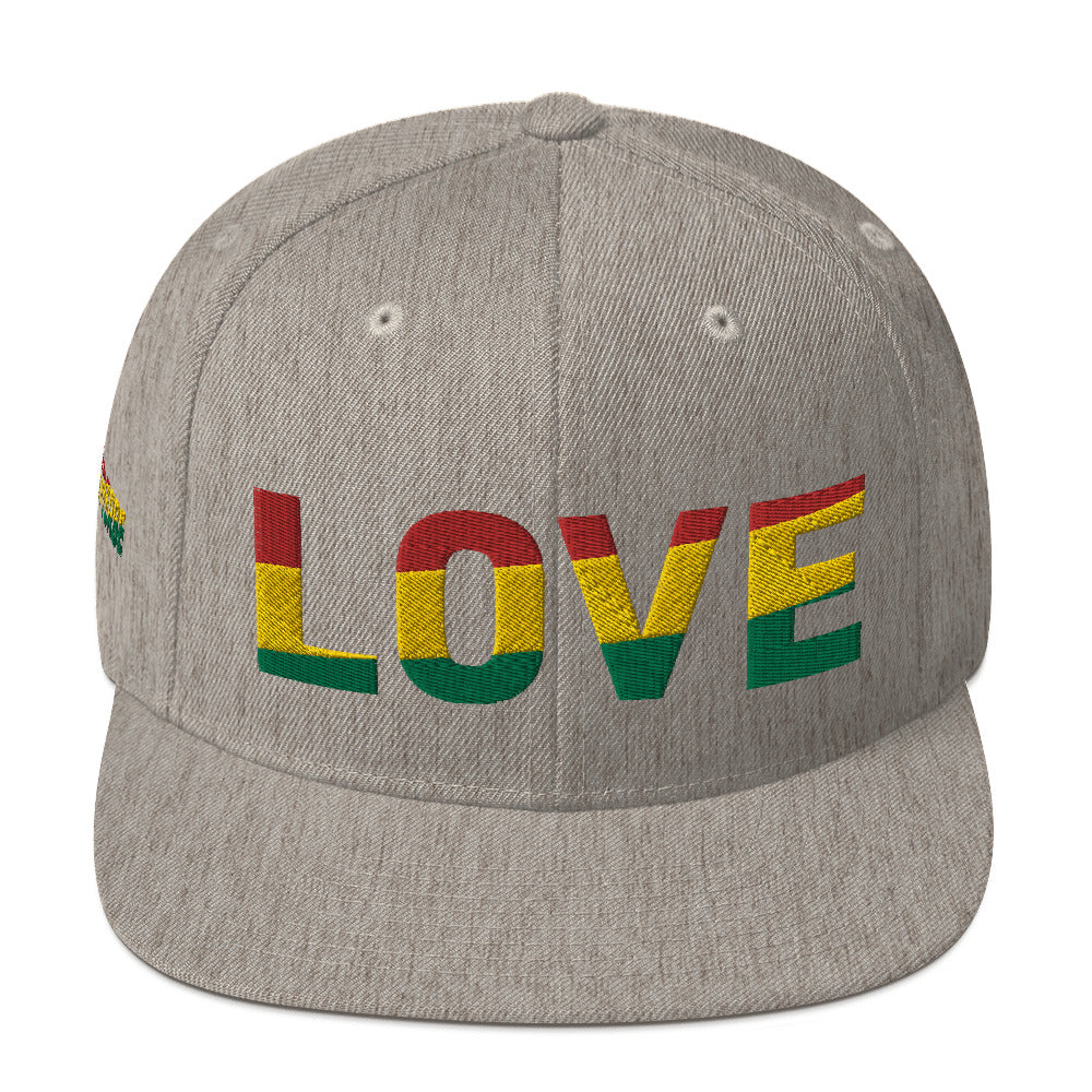 LOVE Pan-African Color Snapback Hat