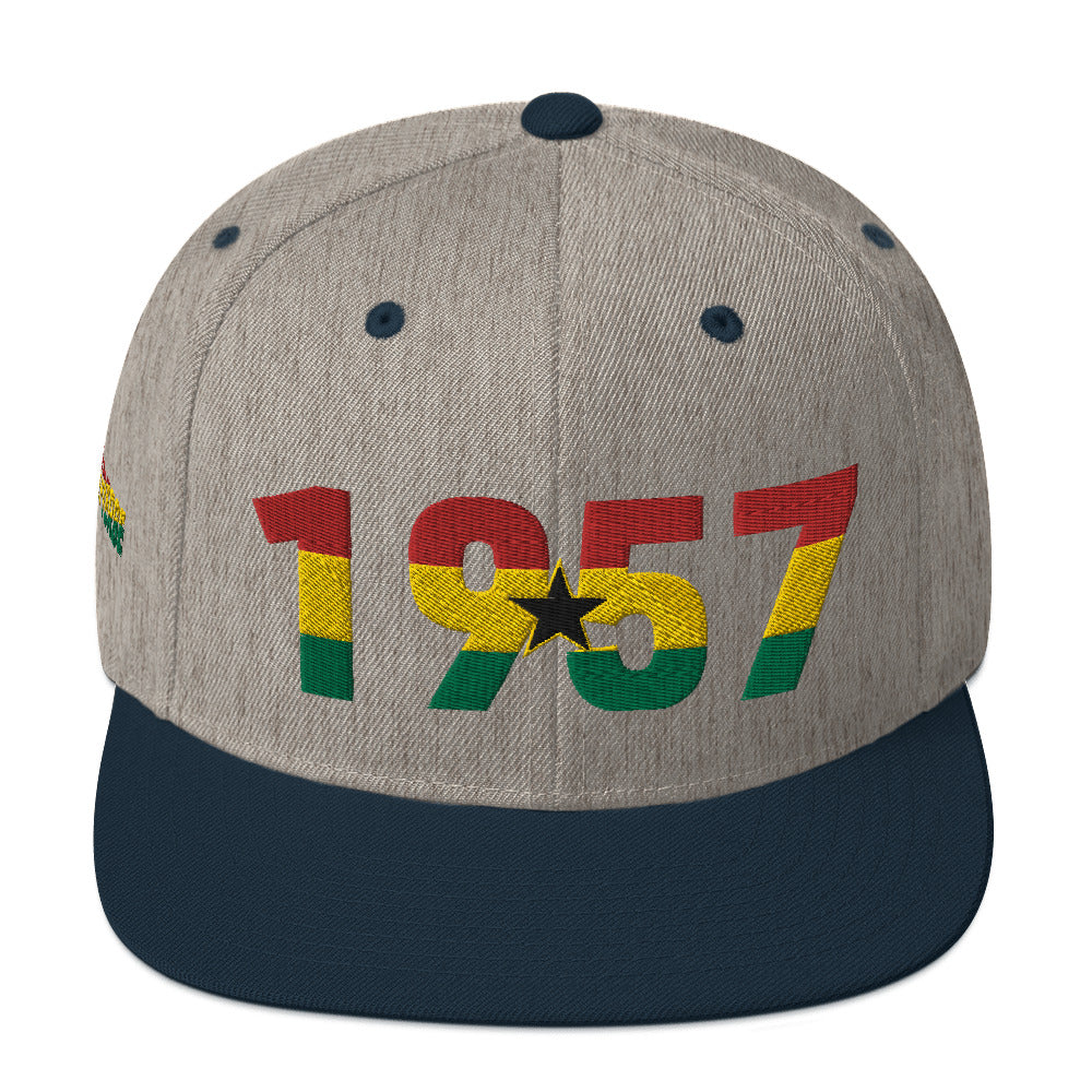 GHANA 1957 Independence Snapback Hat