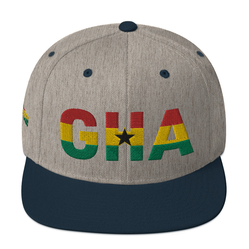 GHANA National Flag Inspired Snapback Hat