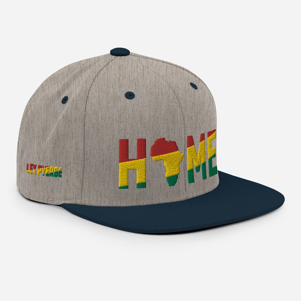 HOME Africa Silhouette Short-Sleeve Snapback Hat