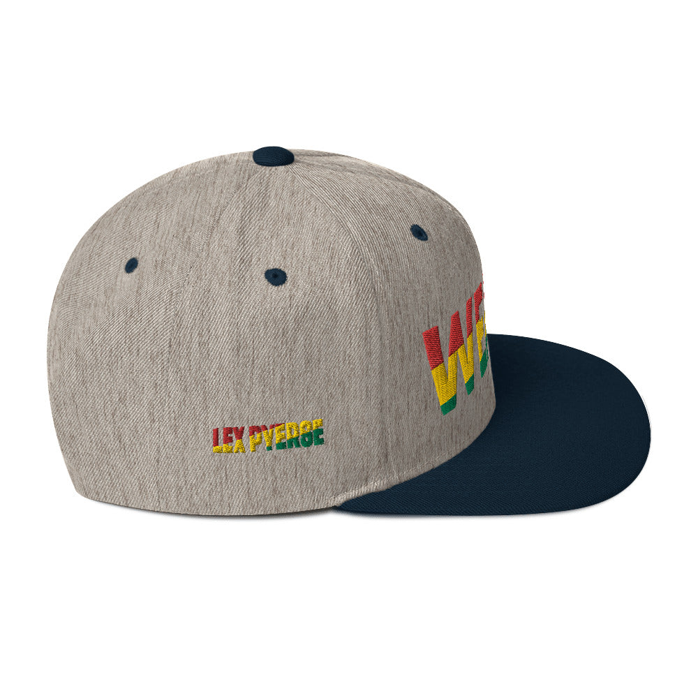 WEALTH Pan African Color Snapback Hat