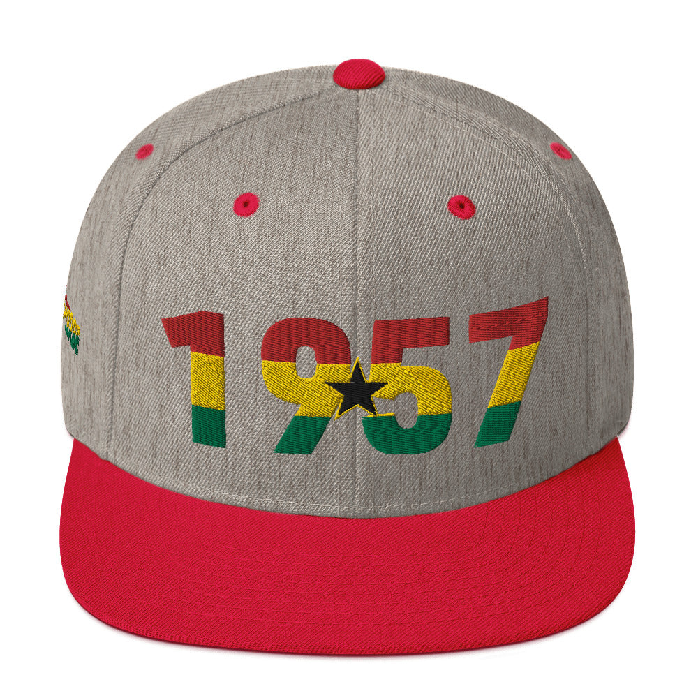 GHANA 1957 Independence Snapback Hat