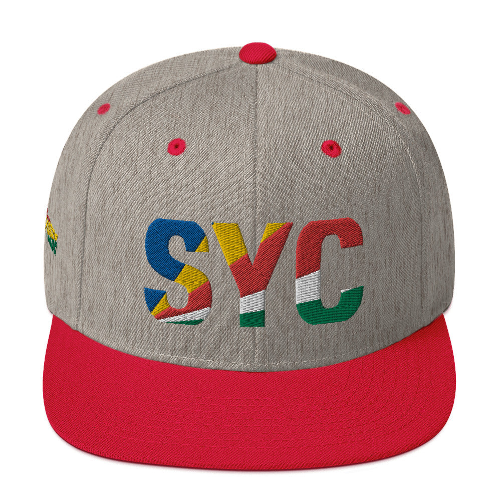 SEYCHELLES National Flag Inspired Snapback Hat