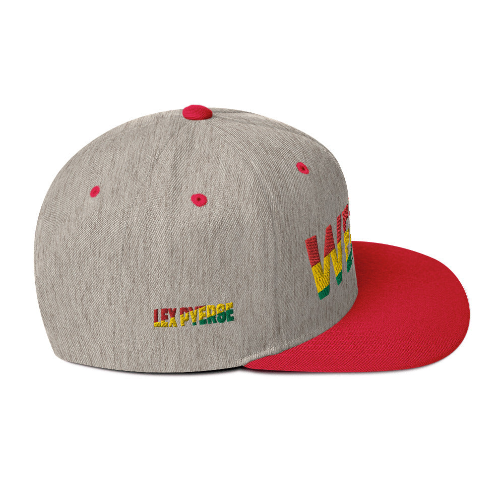 WEALTH Pan African Color Snapback Hat